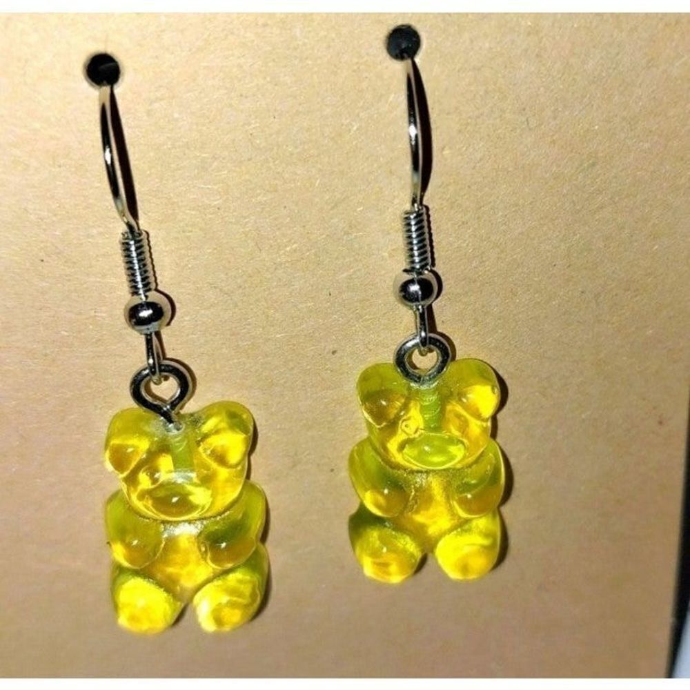 Yellow gummy bear Earrings